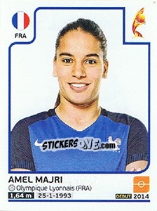 Cromo Amel Majri - Women's Euro 2017 The Netherlands n. 190 - Panini