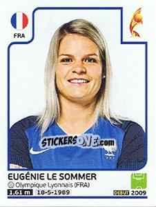 Cromo Eugénie Le Sommer - Women's Euro 2017 The Netherlands - Panini