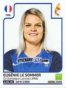 Figurina Eugénie Le Sommer - Women's Euro 2017 The Netherlands n. 191 - Panini