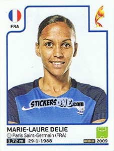 Sticker Marie-Laure Delie - Women's Euro 2017 The Netherlands n. 193 - Panini