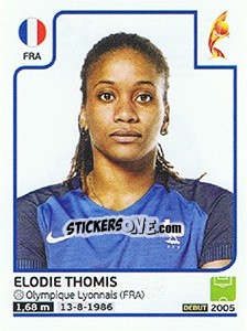 Cromo Elodie Thomis - Women's Euro 2017 The Netherlands n. 194 - Panini