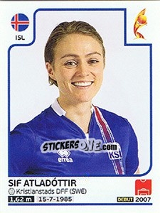 Figurina Sif Atladóttir - Women's Euro 2017 The Netherlands - Panini