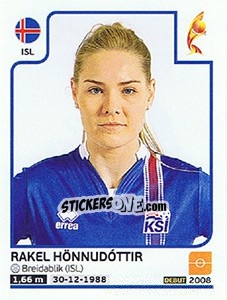 Sticker Rakel Hönnudóttir - Women's Euro 2017 The Netherlands - Panini