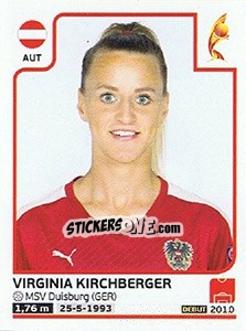Cromo Virginia Kirchberger - Women's Euro 2017 The Netherlands - Panini