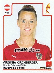 Sticker Virginia Kirchberger - Women's Euro 2017 The Netherlands n. 221 - Panini
