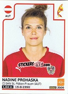 Sticker Nadine Prohaska - Women's Euro 2017 The Netherlands n. 226 - Panini