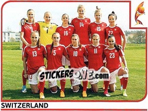 Sticker Team - Women's Euro 2017 The Netherlands n. 236 - Panini