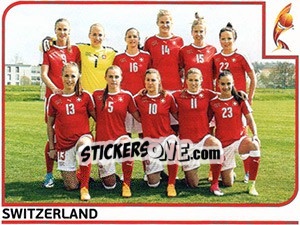 Sticker Team - Women's Euro 2017 The Netherlands - Panini