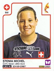 Sticker Stenia Michel - Women's Euro 2017 The Netherlands - Panini