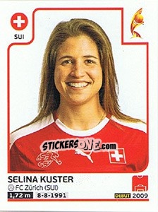 Sticker Selina Kuster - Women's Euro 2017 The Netherlands n. 241 - Panini