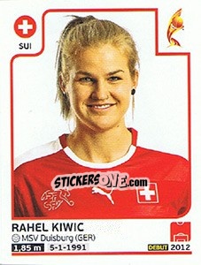 Figurina Rahel Kiwic - Women's Euro 2017 The Netherlands n. 242 - Panini