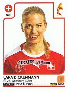 Sticker Lara Dickenmann - Women's Euro 2017 The Netherlands - Panini