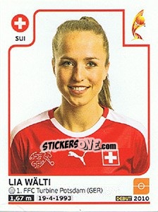 Cromo Lia Wälti - Women's Euro 2017 The Netherlands - Panini