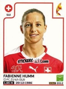 Cromo Fabienne Humm - Women's Euro 2017 The Netherlands - Panini