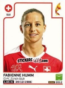 Cromo Fabienne Humm - Women's Euro 2017 The Netherlands n. 252 - Panini