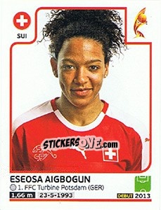 Cromo Eseosa Aigbogun - Women's Euro 2017 The Netherlands - Panini