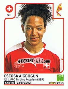 Figurina Eseosa Aigbogun - Women's Euro 2017 The Netherlands n. 253 - Panini
