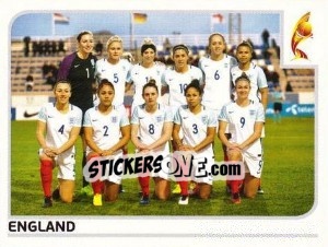 Sticker Team - Women's Euro 2017 The Netherlands n. 256 - Panini