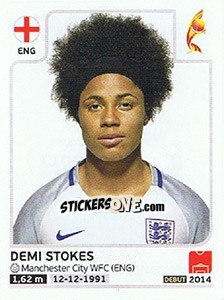 Cromo Demi Stokes - Women's Euro 2017 The Netherlands - Panini