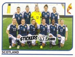 Sticker Team - Women's Euro 2017 The Netherlands n. 276 - Panini