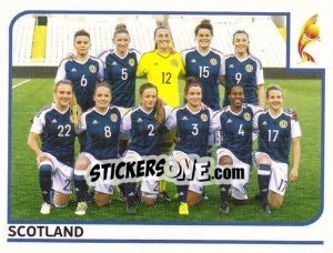 Sticker Team - Women's Euro 2017 The Netherlands - Panini