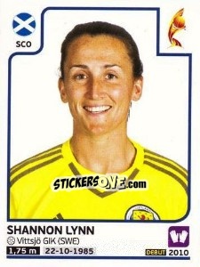 Sticker Shannon Lynn - Women's Euro 2017 The Netherlands n. 278 - Panini