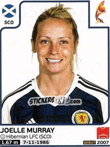Sticker Joelle Murray - Women's Euro 2017 The Netherlands n. 281 - Panini