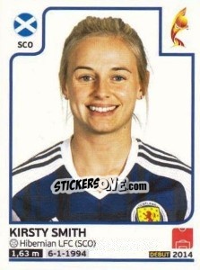 Sticker Kirsty Smith - Women's Euro 2017 The Netherlands n. 283 - Panini