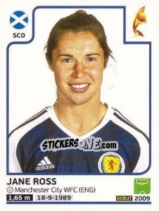 Sticker Jane Ross - Women's Euro 2017 The Netherlands - Panini