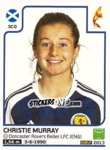 Sticker Christie Murray - Women's Euro 2017 The Netherlands n. 293 - Panini