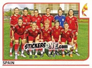 Sticker Team - Women's Euro 2017 The Netherlands n. 296 - Panini