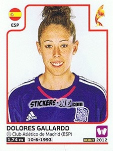 Cromo Dolores Gallardo - Women's Euro 2017 The Netherlands n. 297 - Panini