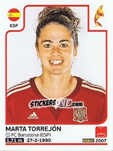 Cromo Marta Torrejón - Women's Euro 2017 The Netherlands - Panini