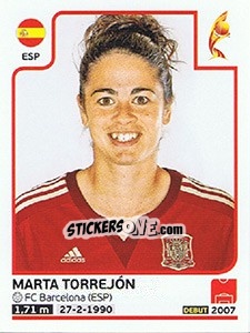 Sticker Marta Torrejón - Women's Euro 2017 The Netherlands n. 299 - Panini