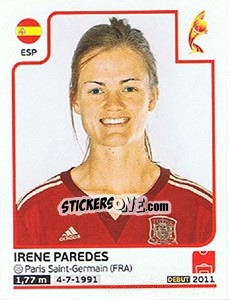 Sticker Irene Paredes - Women's Euro 2017 The Netherlands n. 300 - Panini