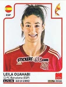 Sticker Leila Ouahbi - Women's Euro 2017 The Netherlands - Panini