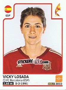 Cromo Vicky Losada - Women's Euro 2017 The Netherlands n. 306 - Panini