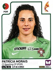 Sticker Patricia Morais - Women's Euro 2017 The Netherlands n. 317 - Panini