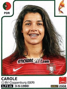 Sticker Carole - Women's Euro 2017 The Netherlands n. 320 - Panini
