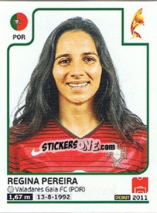 Cromo Regina Pereira - Women's Euro 2017 The Netherlands - Panini