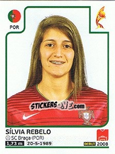 Sticker Sílvia Rebelo - Women's Euro 2017 The Netherlands - Panini