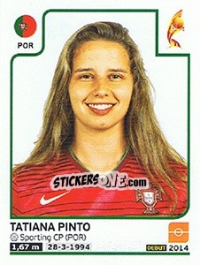 Cromo Tatiana Pinto - Women's Euro 2017 The Netherlands - Panini