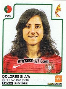 Sticker Dolores Silva - Women's Euro 2017 The Netherlands n. 326 - Panini