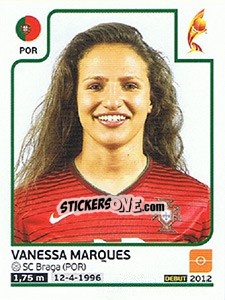Cromo Vanessa Marques - Women's Euro 2017 The Netherlands n. 328 - Panini
