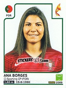 Sticker Ana Borges - Women's Euro 2017 The Netherlands n. 330 - Panini