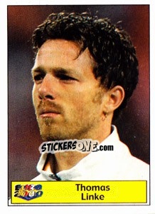 Sticker Thomas Linke - Star Publishing Euro 2000. European Football Championship n. 2 - NO EDITOR