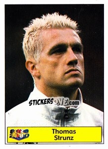 Sticker Thomas Strunz - Star Publishing Euro 2000. European Football Championship n. 3 - NO EDITOR