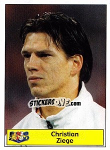 Sticker Christian Ziege - Star Publishing Euro 2000. European Football Championship n. 7 - NO EDITOR