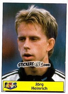 Sticker Jorg Heinrich - Star Publishing Euro 2000. European Football Championship n. 8 - NO EDITOR