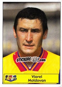 Sticker Viorel Moldovan - Star Publishing Euro 2000. European Football Championship n. 28 - NO EDITOR